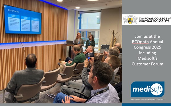 Medisoft will once again be attending the Royal College of Ophthalmologists Annual Congress 2025, taking place at the ACC Liverpool in May.