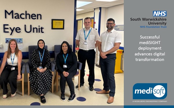 Successful Deployment of mediSIGHT at South Warwickshire University NHS Foundation Trust